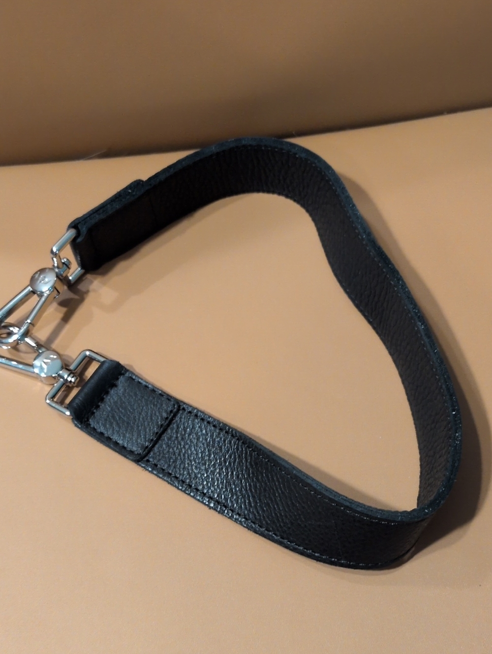 Consuela Black Leather Strap